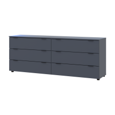 Комод Doros Рон 9 Графіт 6 Шухлядок 160х38х62 (41516176)